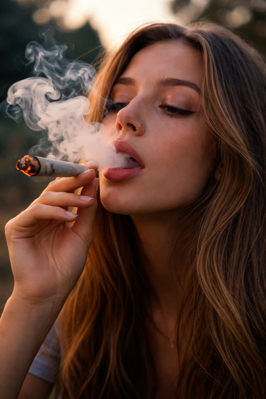 Late afternoon smoke session